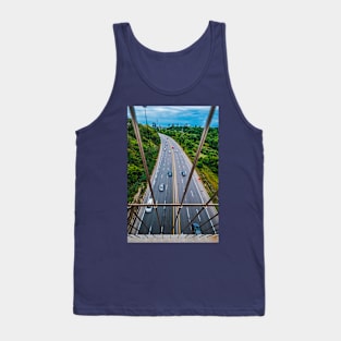 Don Valley Parkway on a Cloudy Day. Landscape Photograph Tank Top